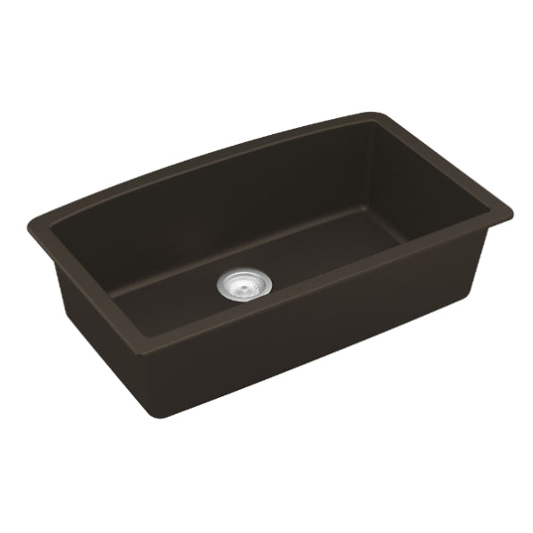 Quartz Composite Brown Kitchen Sink Matte 2