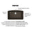 Quartz Composite Brown Kitchen Sink Matte 3