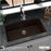 Quartz Composite Brown Kitchen Sink Matte 5