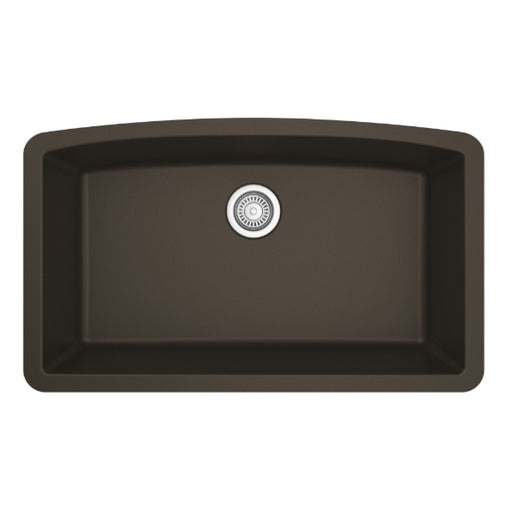 Quartz Composite Brown Kitchen Sink Matte 1