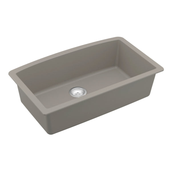 Quartz Composite Concrete Kitchen Sink Matte 2