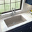 Quartz Composite Concrete Kitchen Sink Matte 4