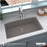 Quartz Composite Concrete Kitchen Sink Matte 5