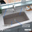 Quartz Composite Concrete Kitchen Sink Matte 6