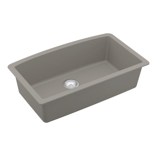 Quartz Composite Concrete Kitchen Sink Matte 2