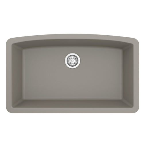 Quartz Composite Concrete Kitchen Sink Matte 1