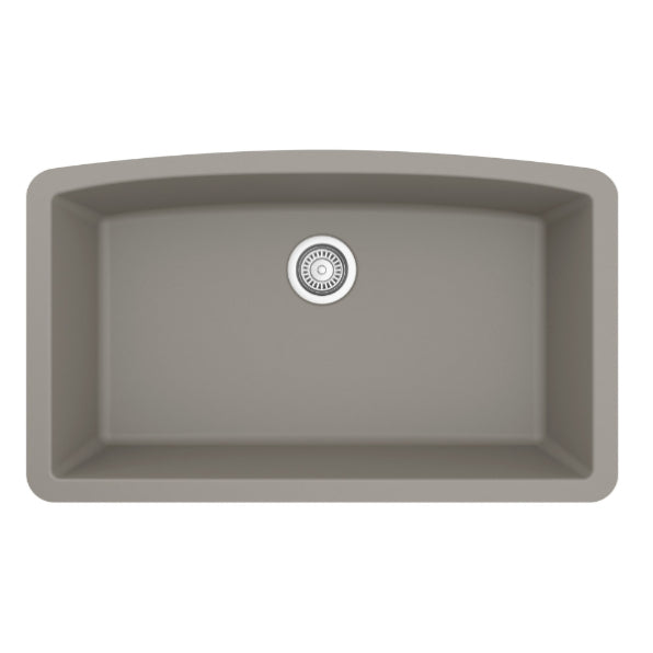 Quartz Composite Concrete Kitchen Sink Matte 1