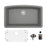 Quartz Composite Grey Kitchen Sink Matte 1
