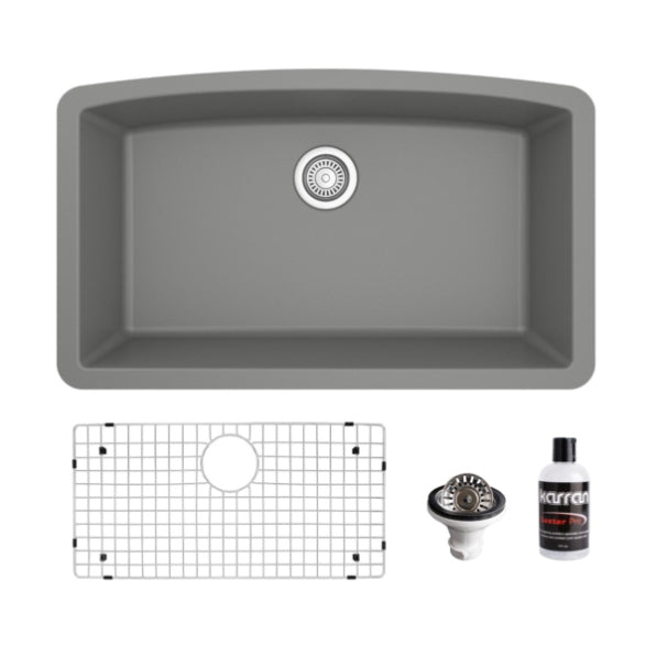 Quartz Composite Grey Kitchen Sink Matte 1
