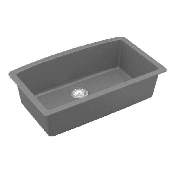 Quartz Composite Grey Kitchen Sink Matte 2