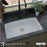 Quartz Composite White Kitchen Sink Matte 6