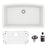 Quartz Composite White Kitchen Sink Matte 1