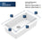 Quartz Composite White Kitchen Sink Matte 3