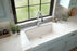 Quartz Composite White Kitchen Sink Matte 5