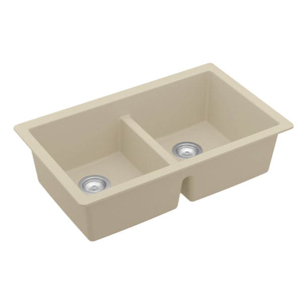 Quartz Composite Bisque Kitchen Sink Matte 2