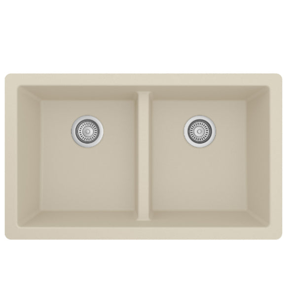 Quartz Composite Bisque Kitchen Sink Matte 1