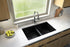 Quartz Composite Black Kitchen Sink Matte 5