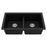 Quartz Composite Black Kitchen Sink Matte 2