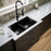 Quartz Composite Black Kitchen Sink Matte 4