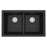 Quartz Composite Black Kitchen Sink Matte 1