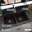 Quartz Composite Brown Kitchen Sink Matte 6