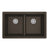 Quartz Composite Brown Kitchen Sink Matte 1