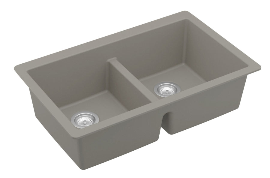Quartz Composite Concrete Kitchen Sink Matte 2
