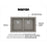 Quartz Composite Concrete Kitchen Sink Matte 3