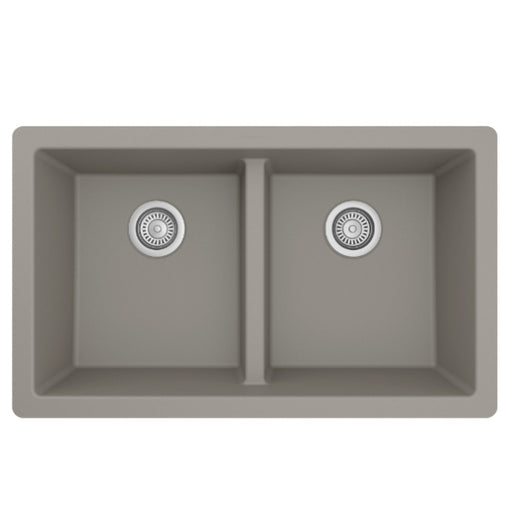 Quartz Composite Concrete Kitchen Sink Matte 1