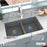 Quartz Composite Grey Kitchen Sink Matte 6