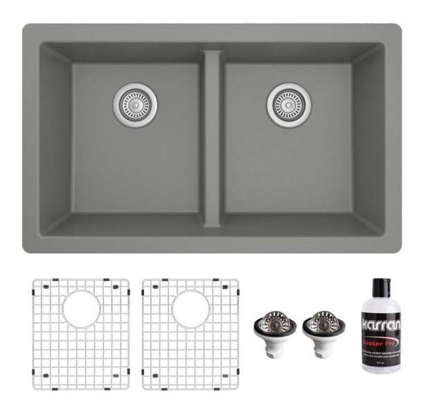 Quartz Composite Grey Kitchen Sink Matte 1