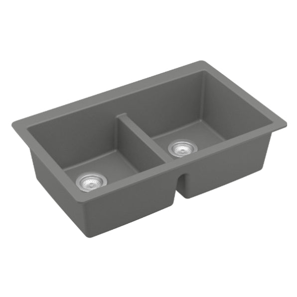 Quartz Composite Grey Kitchen Sink Matte 2