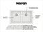 Quartz Composite White Kitchen Sink Matte 3