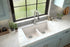 Quartz Composite White Kitchen Sink Matte 5