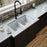 Quartz Composite White Kitchen Sink Matte 4