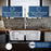 Quartz Composite White Kitchen Sink Matte 7