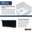 Quartz Composite White Kitchen Sink Matte 8
