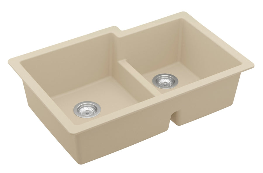 Quartz Composite Bisque Kitchen Sink Matte 2