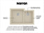 Quartz Composite Bisque Kitchen Sink Matte 3