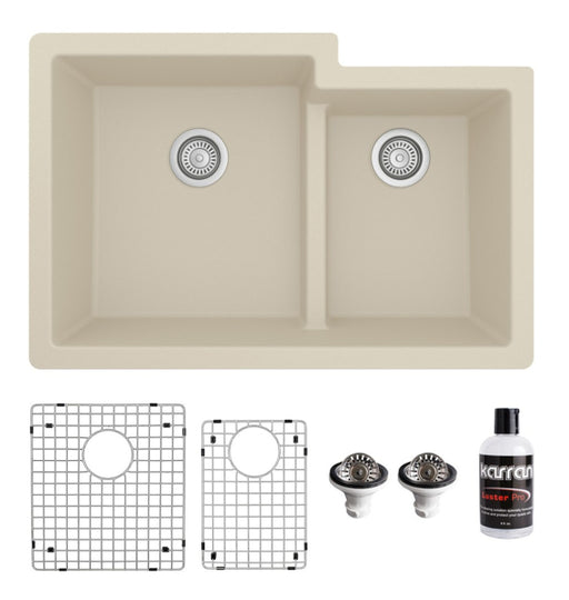 Quartz Composite Bisque Kitchen Sink Matte 1