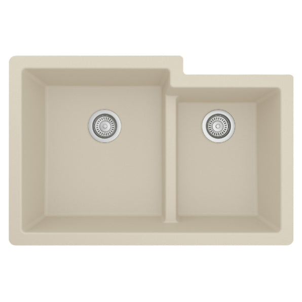 Quartz Composite Bisque Kitchen Sink Matte 1