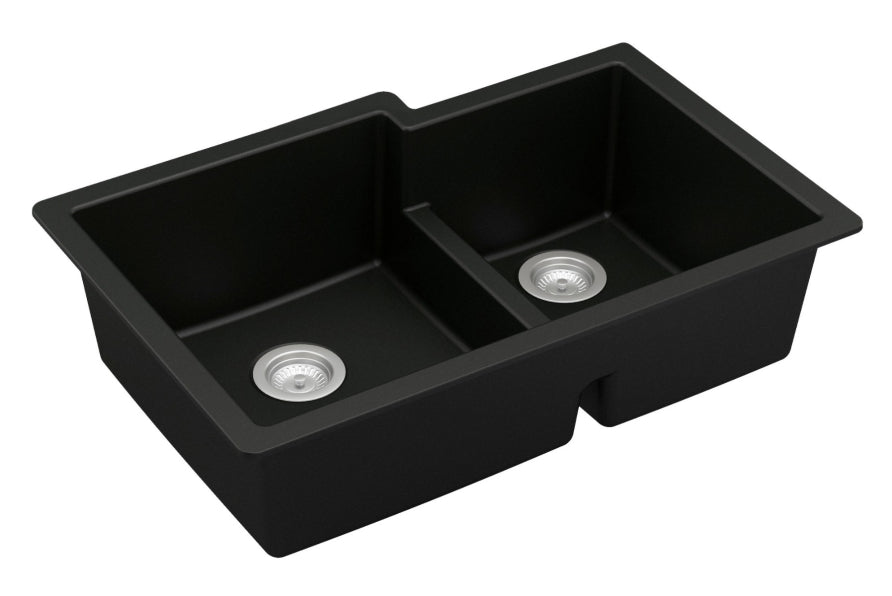 Quartz Composite Black Kitchen Sink Matte 2