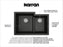 Quartz Composite Black Kitchen Sink Matte 3