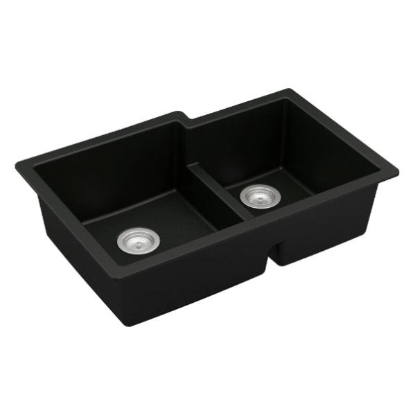 Quartz Composite Black Kitchen Sink Matte 2