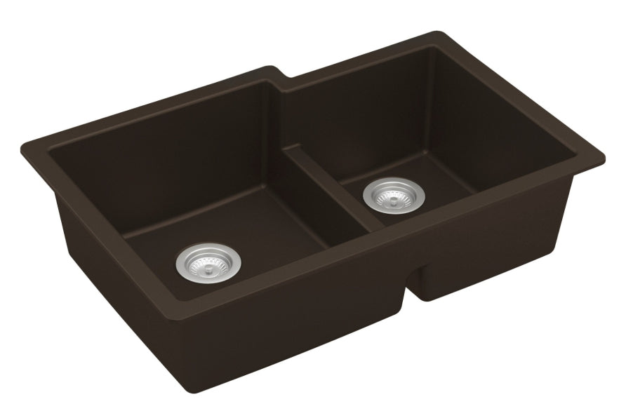 Quartz Composite Brown Kitchen Sink Matte 2