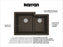 Quartz Composite Brown Kitchen Sink Matte 3