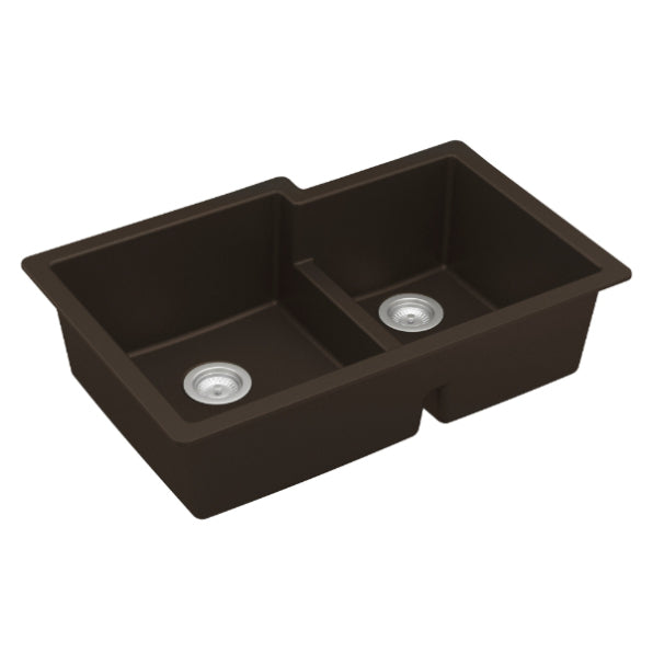 Quartz Composite Brown Kitchen Sink Matte 2
