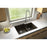 Quartz Composite Brown Kitchen Sink Matte 4