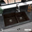 Quartz Composite Brown Kitchen Sink Matte 5