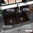 Quartz Composite Brown Kitchen Sink Matte 6